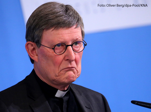 Kardinal Rainer Maria Woelki, Erzbischof von Köln, bei einer Pressekonferenz des Erzbistum Köln zur Vorstellung der Konsequenzen aus dem vergangene Woche veröffentlichten Missbrauchsgutachten. 