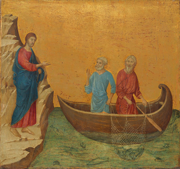 Gemälde: Die Berufung der Apostel Petrus und Andreas