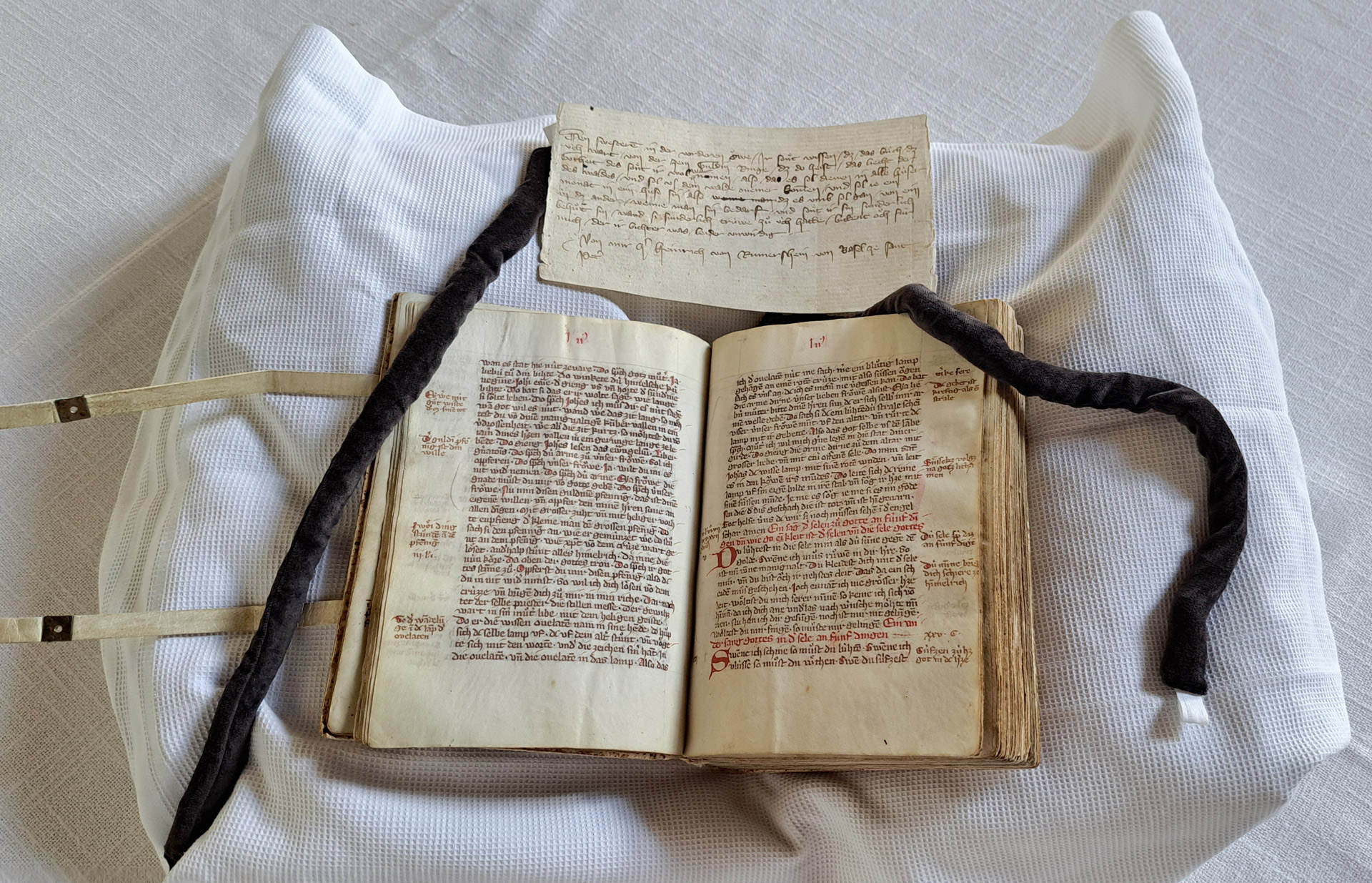 Abschrift des „Fließenden Lichts der Gottheit“ von Mechthild von Magdeburg aus dem 14. Jahrhundert