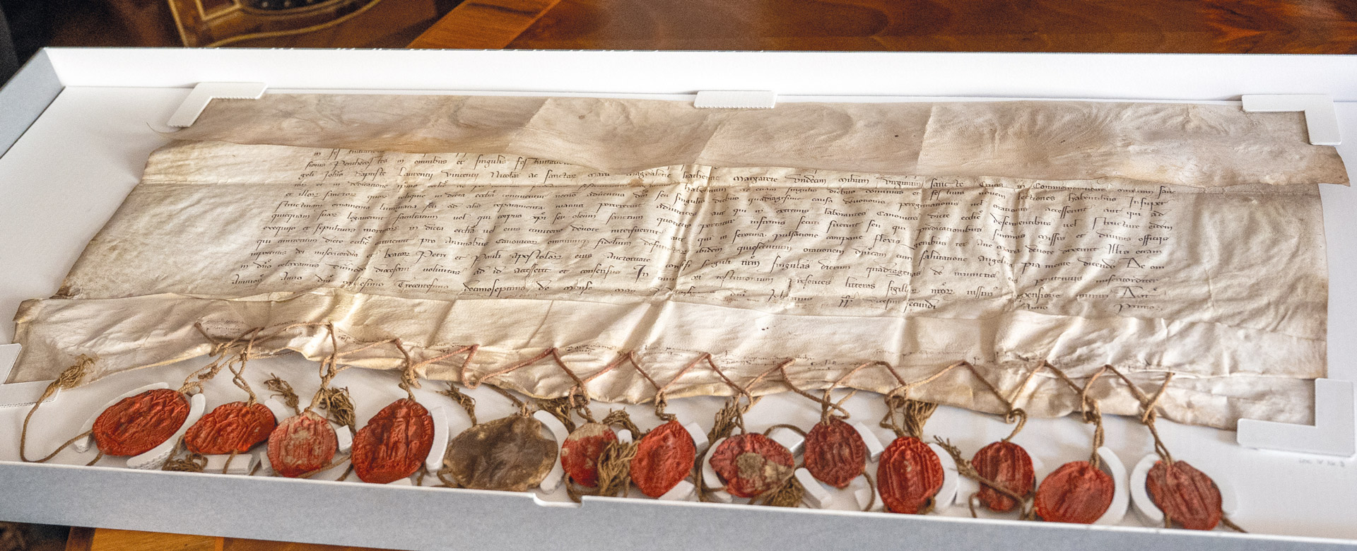 Eine alte Ablassurkunde