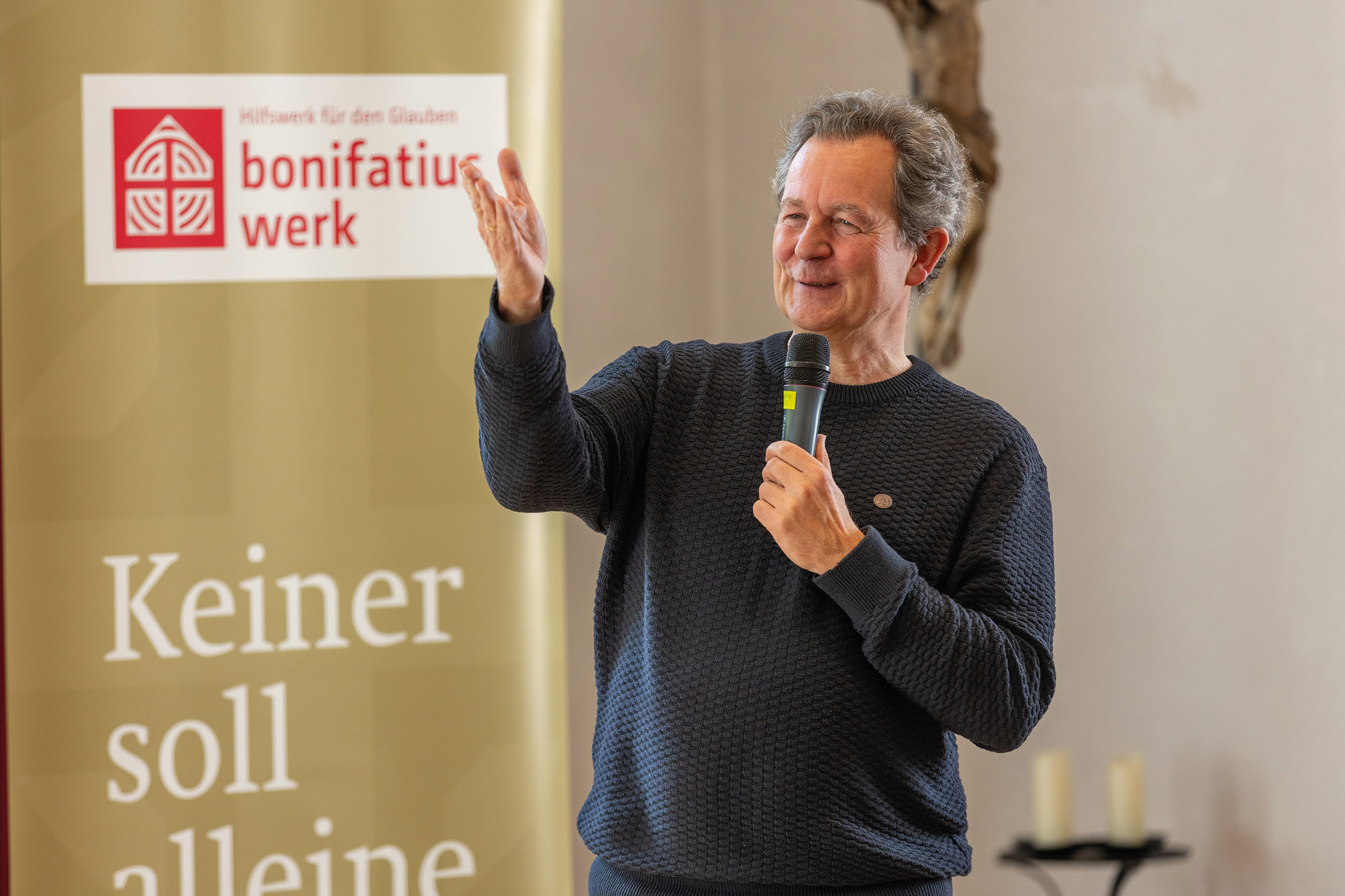 Rainer Oberthür bei einer Weiterbildung