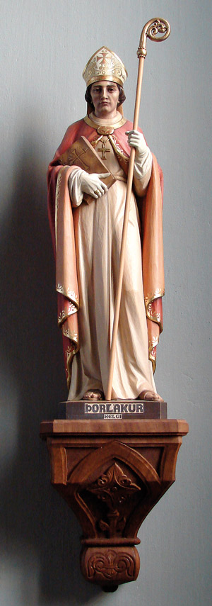 Statue des heiligen Thorlak Thorhallsson