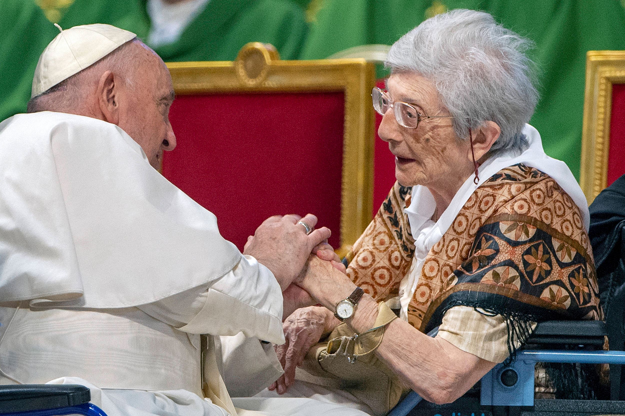 Papst Franziskus beim Welttag für ältere Menschen