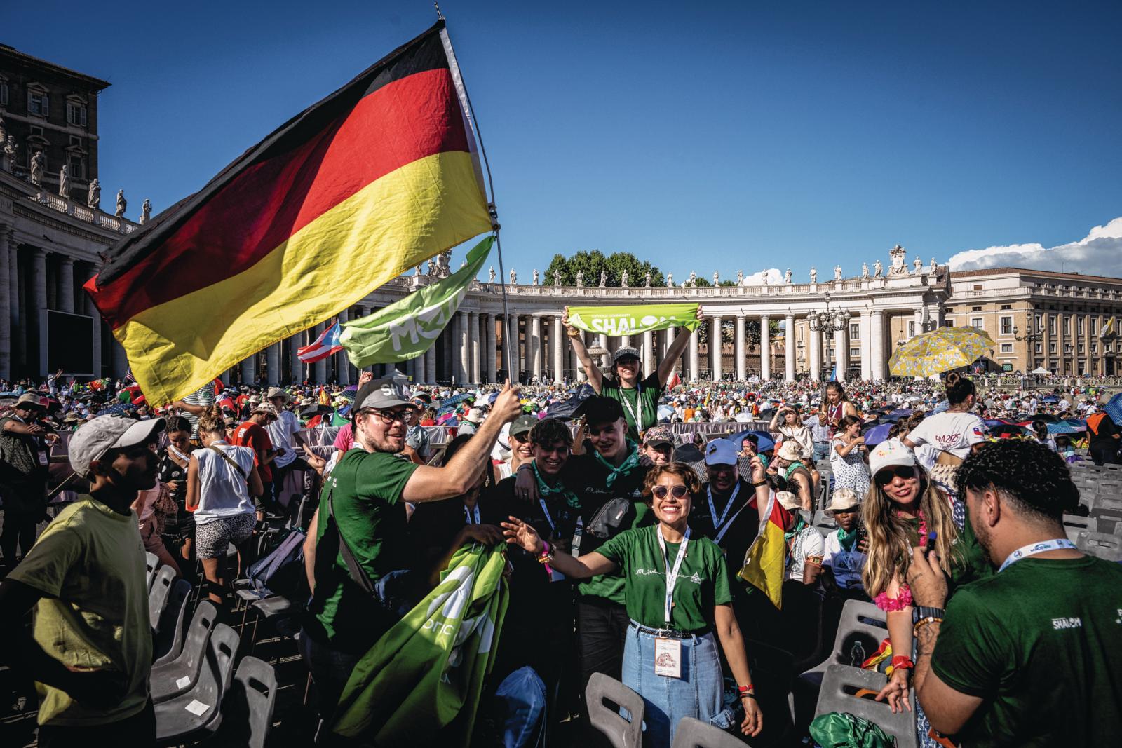 Deutsche beim Weltjugendtreffen