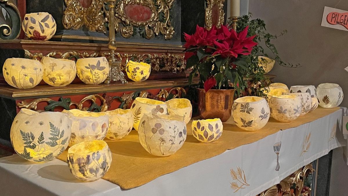 Windlichter Kirche Blattten