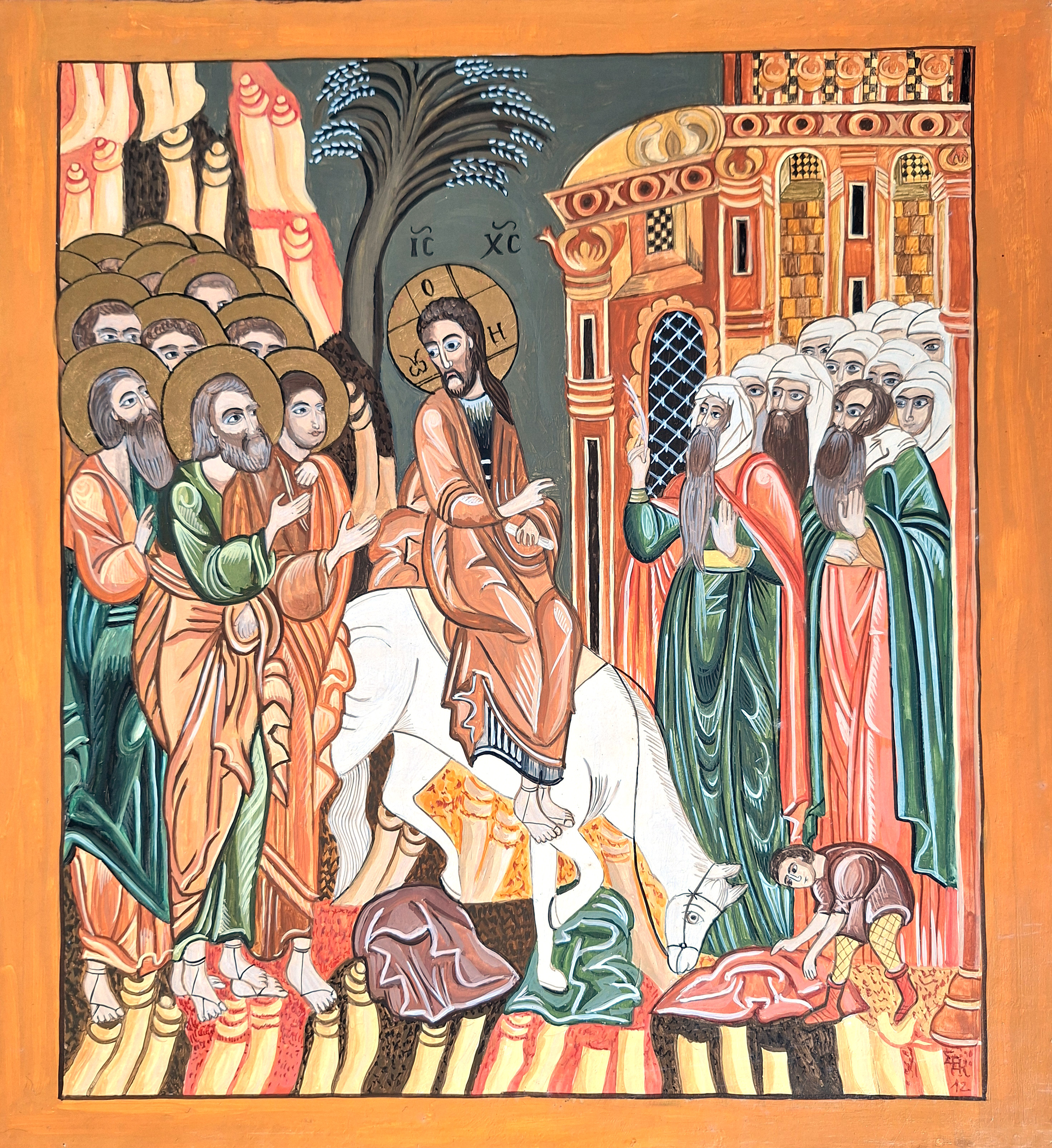 Ikone, auf der Jesus zu sehen ist