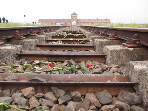 Rampe in Auschwitz