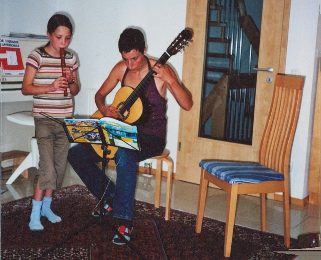 Flötenspiel