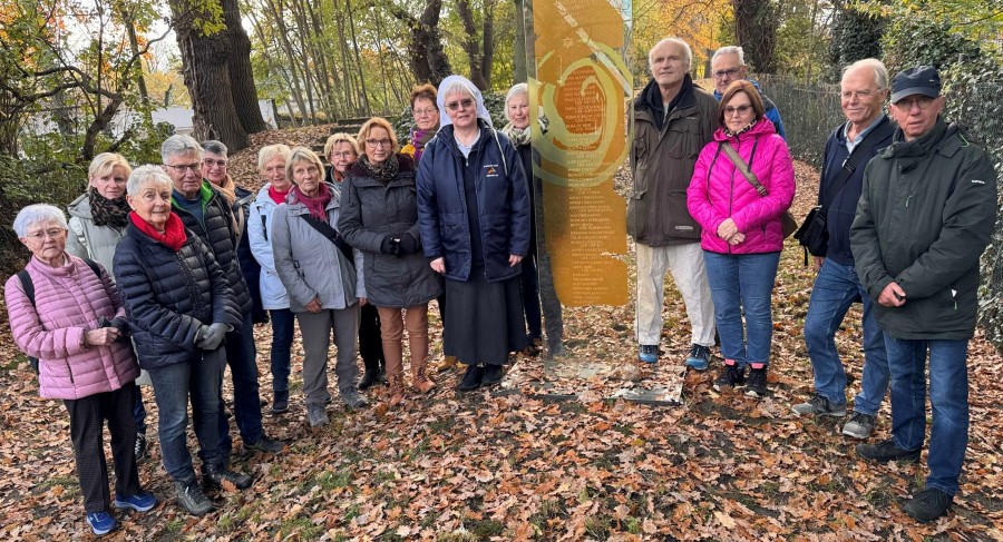 eine Pilgergruppe