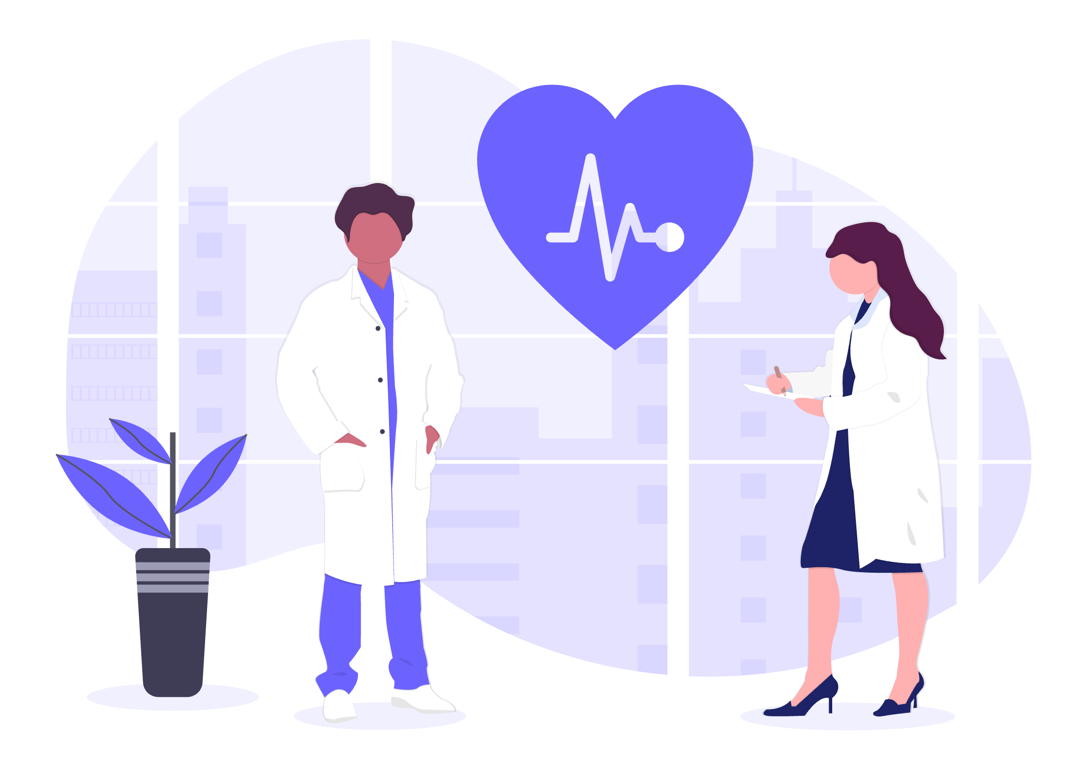 Illustration: Pflege