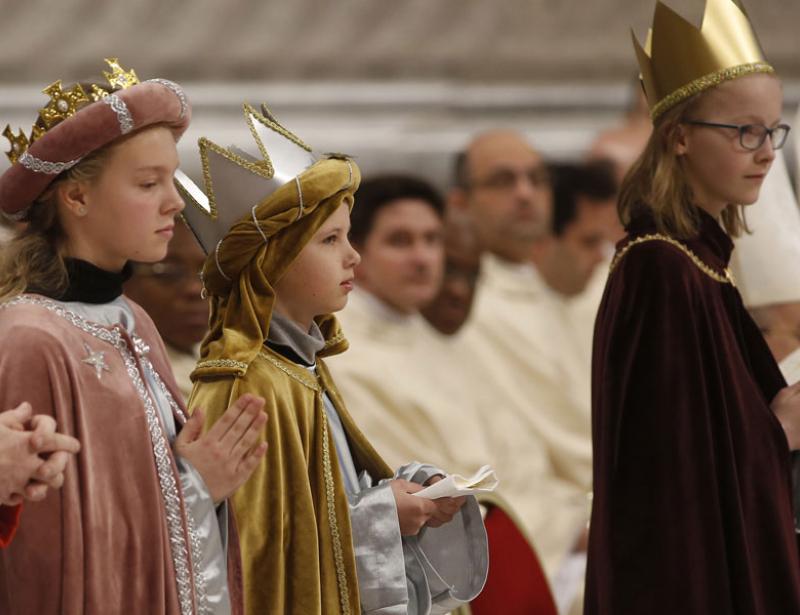 Könige aus Spelle beim Papst