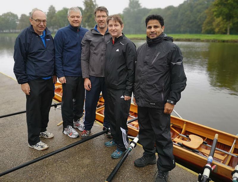 Kirchenboot am Start