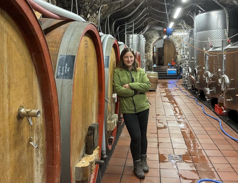 Sie macht Wein für den Bischof