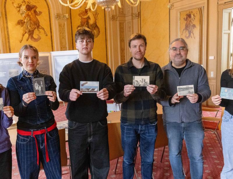 Feldpost mit Friedenswunsch