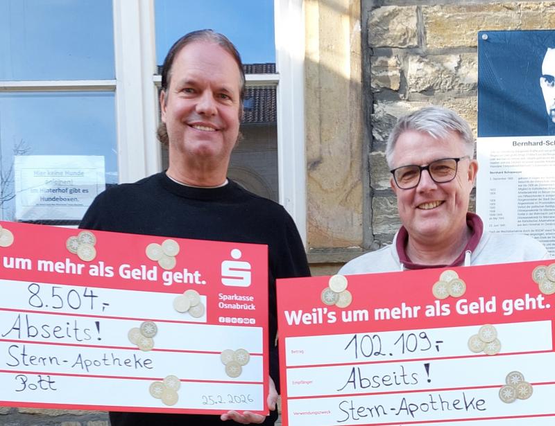 Über 100.000 Euro für die Wohnungslosenhilfe 