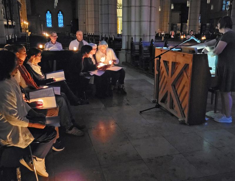 Techno-Gottesdienst in Planten un Blomen