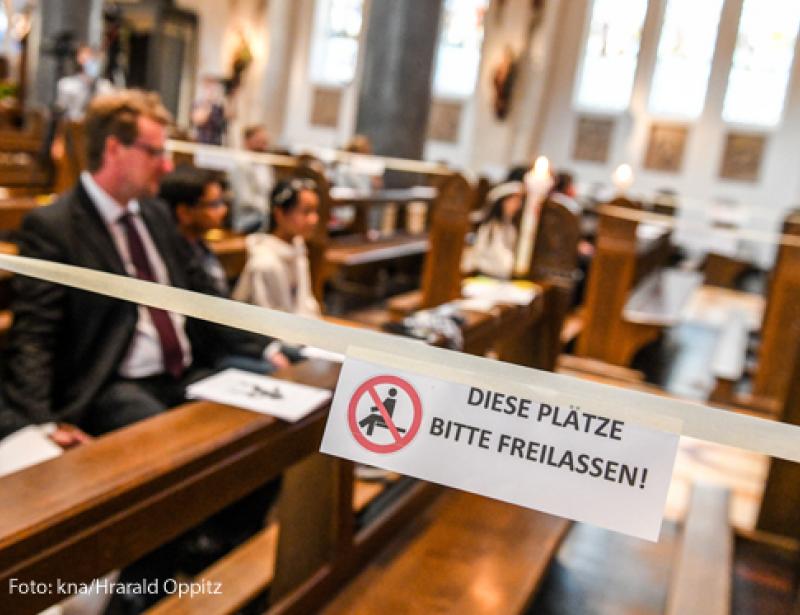 Gottesdienste bleiben erlaubt 