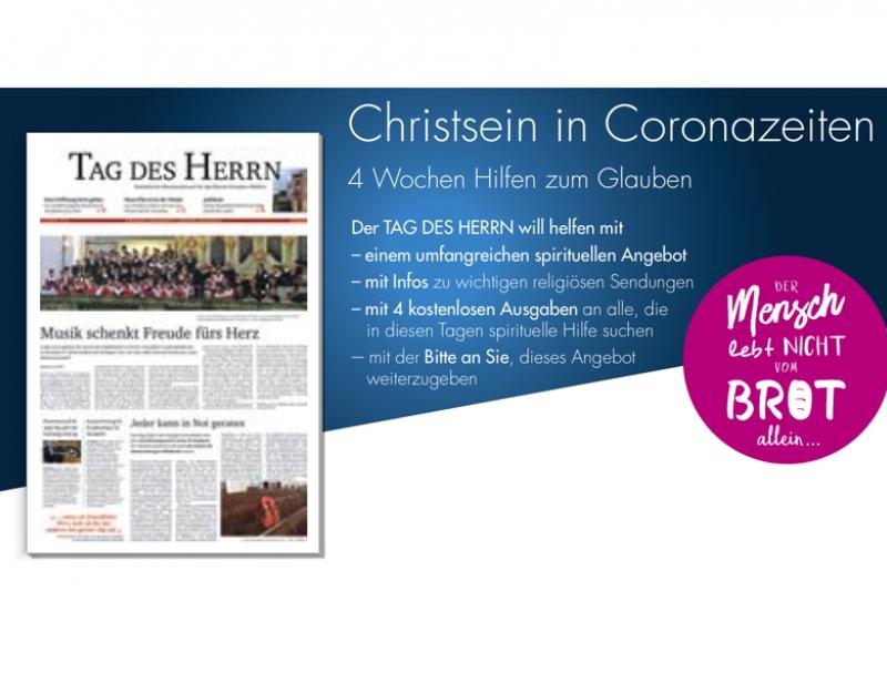 Christsein in Coronazeiten - Die Kirchenzeitung hilft