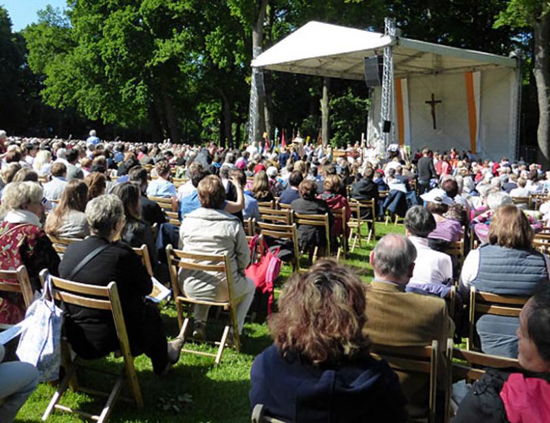 Fronleichnam im Bremer Bürgerpark