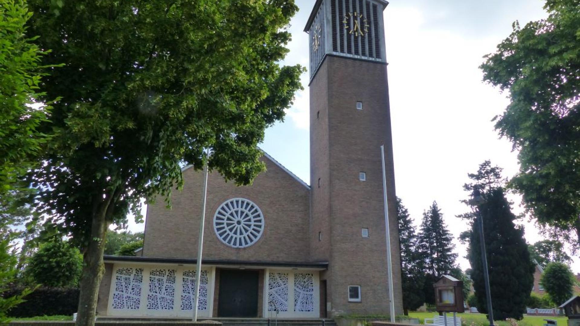 Ansicht der katholischen Kirche in Kettenkamp