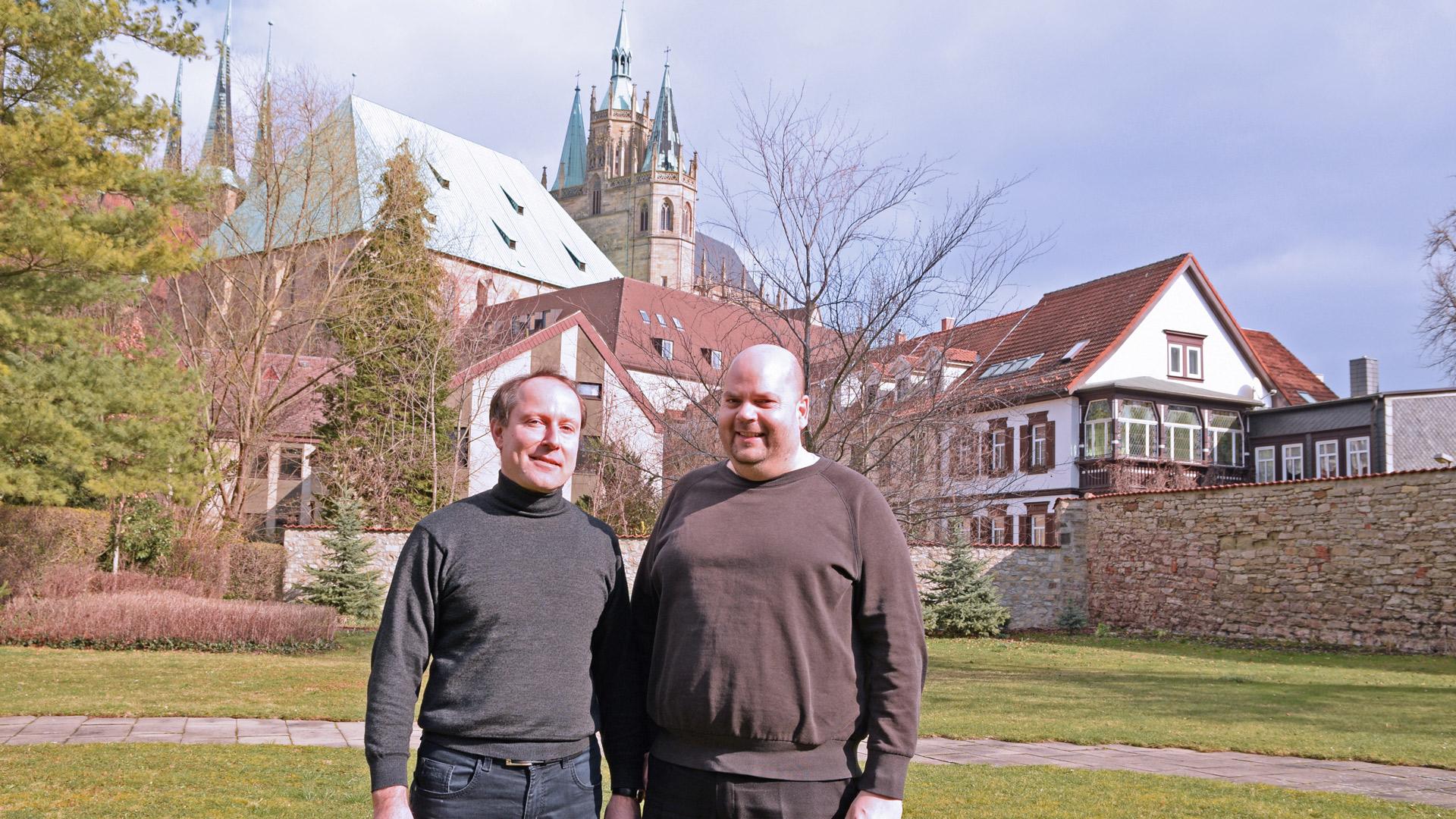 Martin Hohmann und Harald Frank werden in Erfurt und Berlin zu Priestern geweiht.