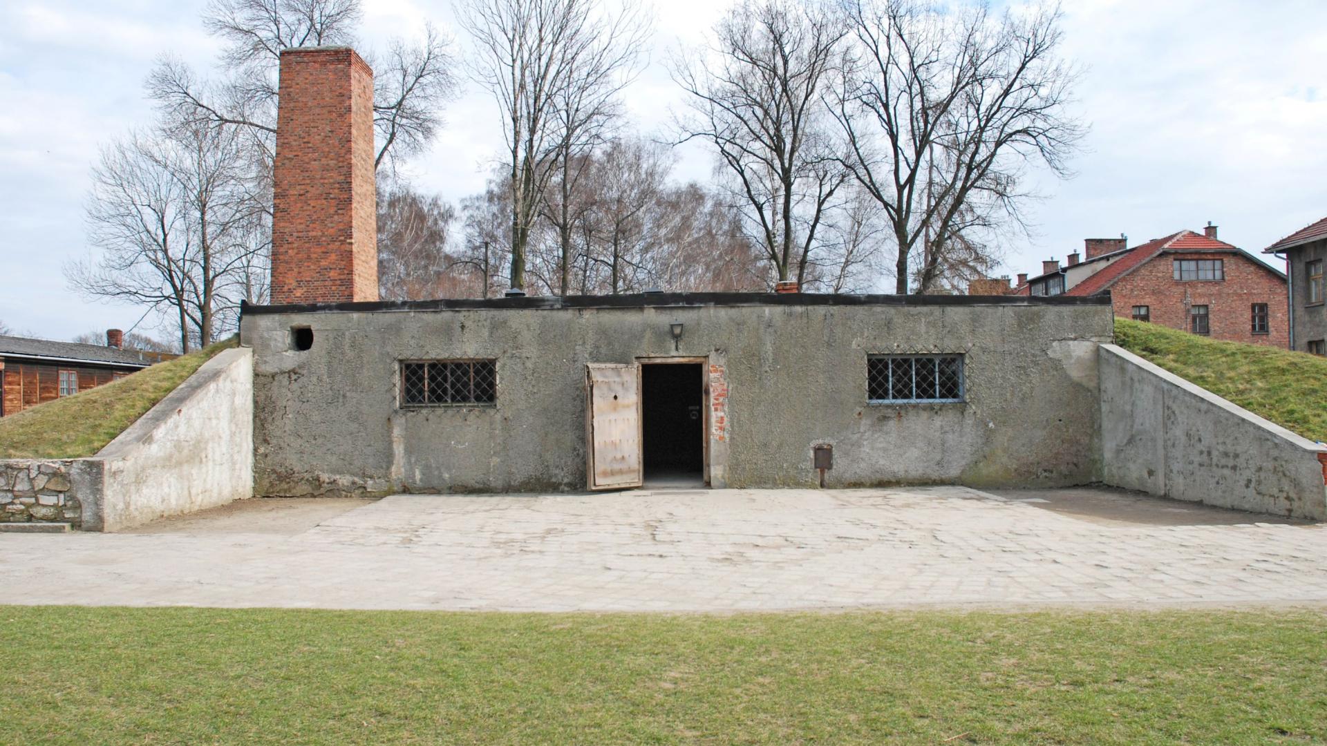 Krematorium in Ausschwitz