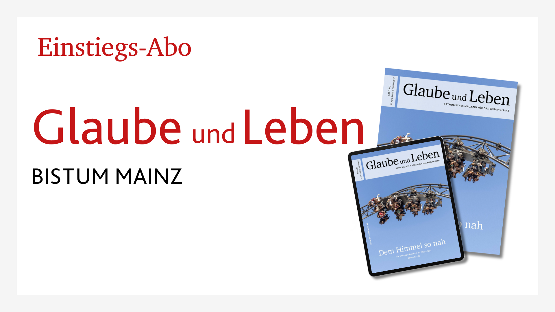 Einstiegsabo Glaube und Leben