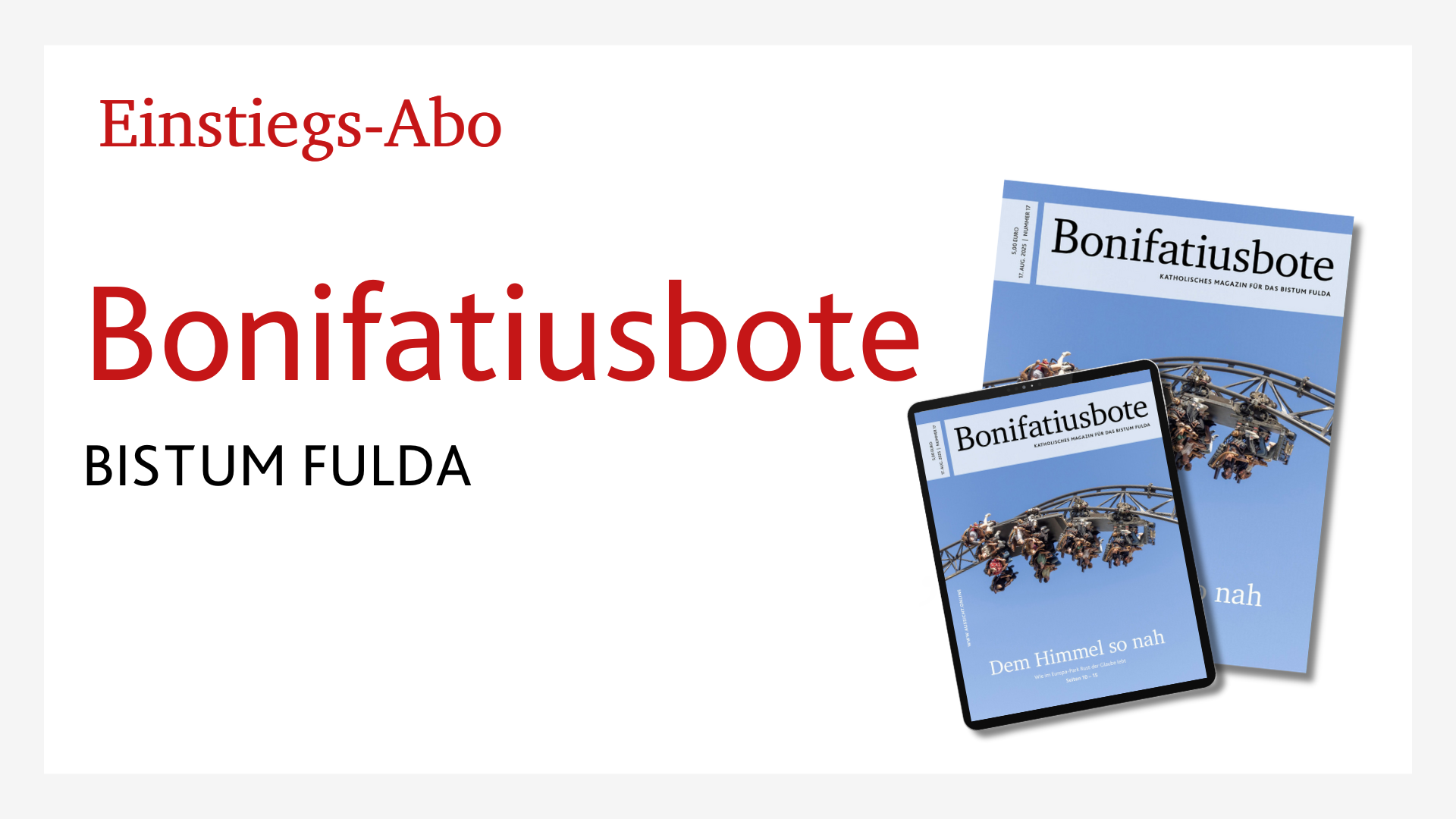 Bonifatiusbote Einstiegs-Abo