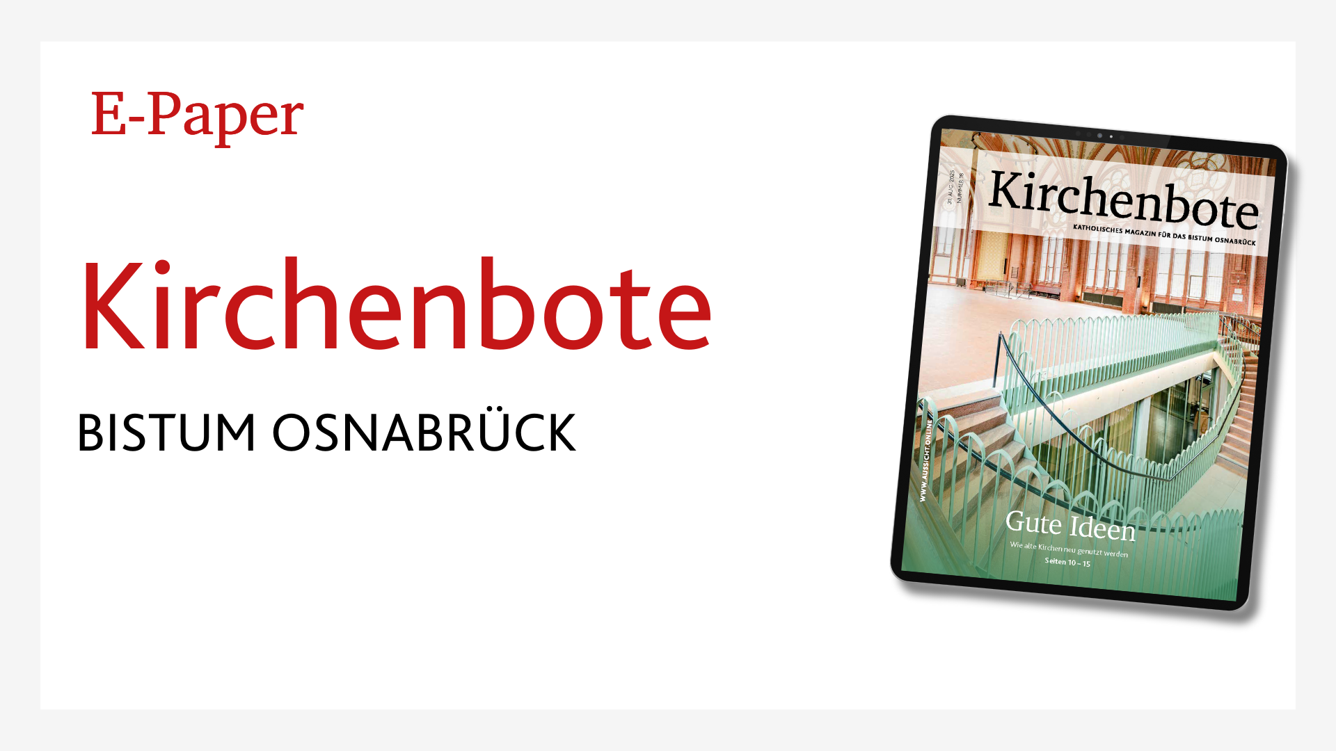 Abo E-Paper Kirchenbote