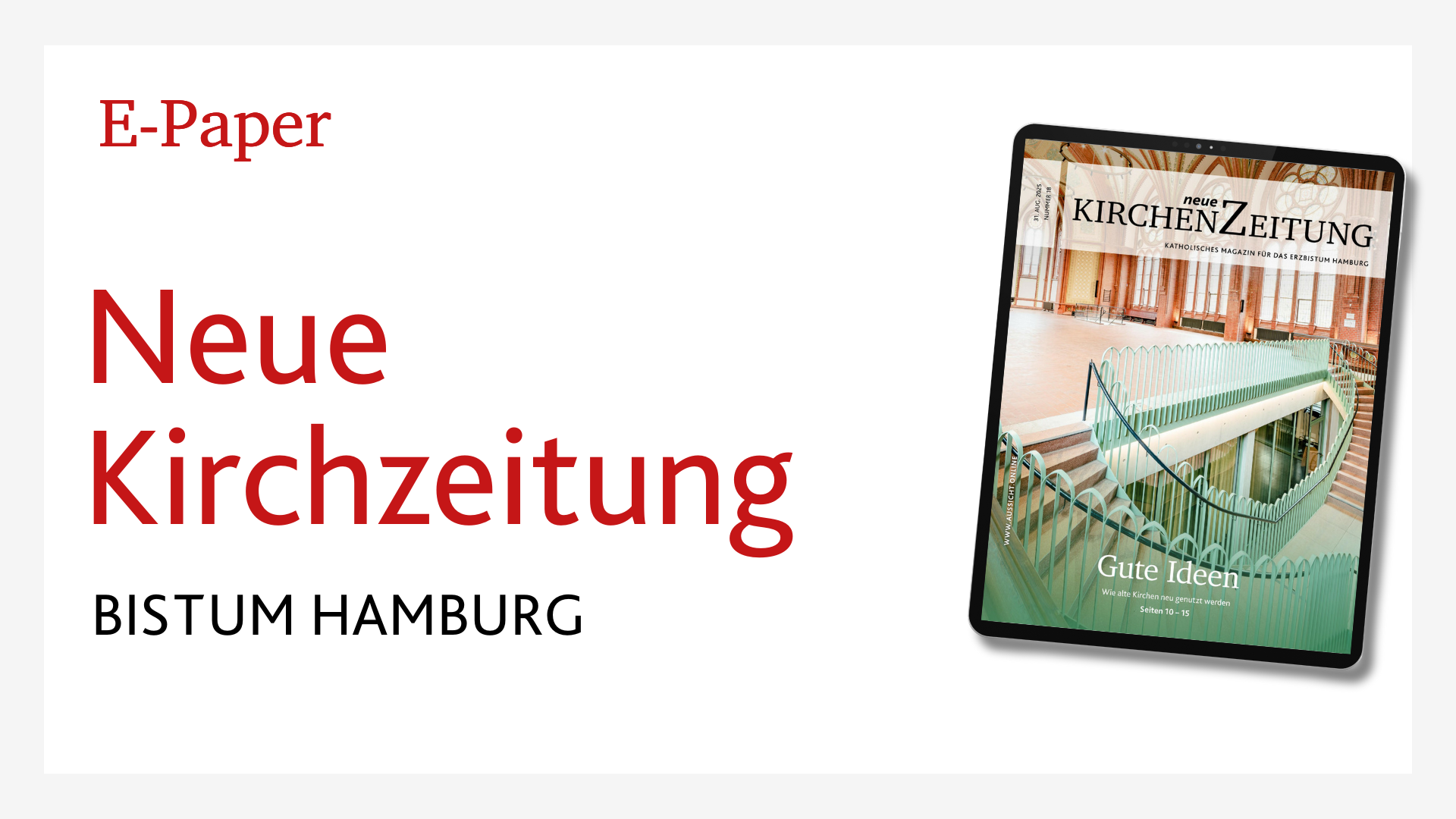 Abo E-Paper Neue Kirchenzeitung