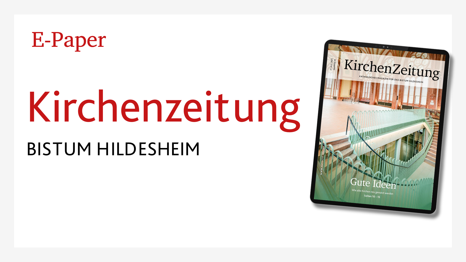 Abo E-Paper Kirchenzeitung Hildesheim