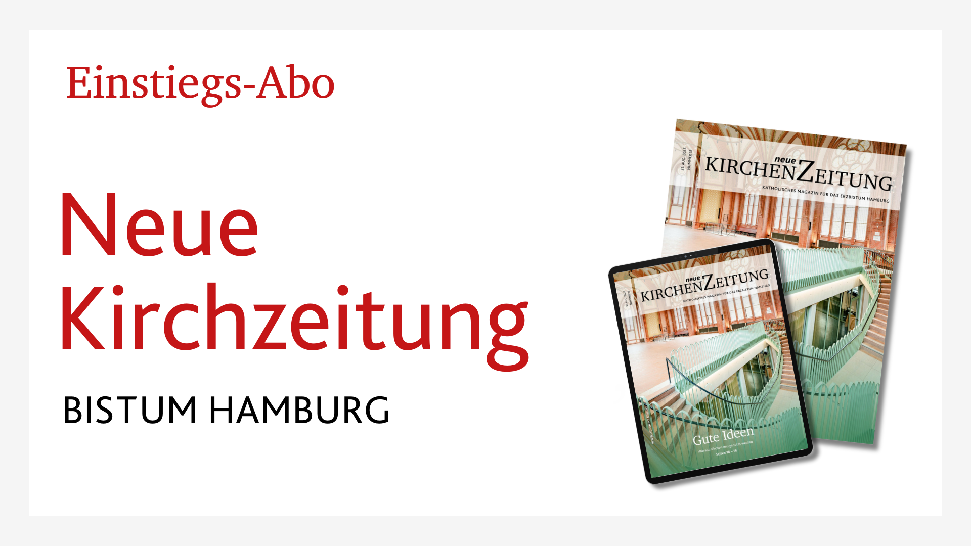 Abo Einstieg Neue Kirchenzeitung