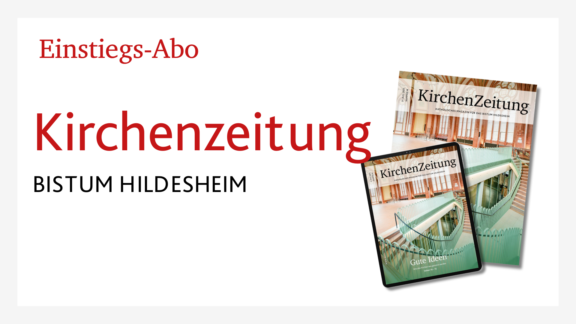 Abo Einstieg Kirchenzeitung Hildesheim