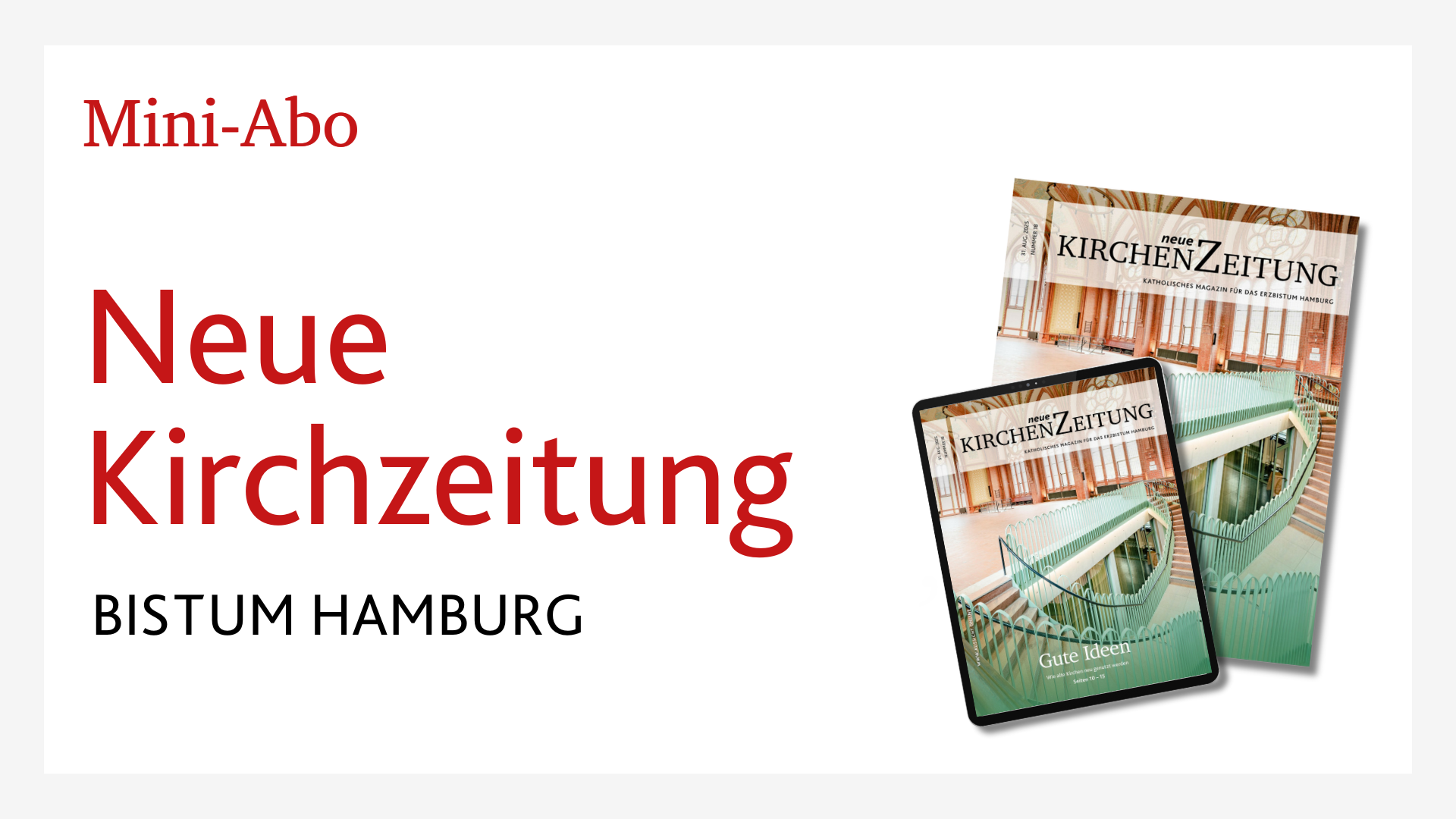 Miniabo Neue Kirchenzeitung