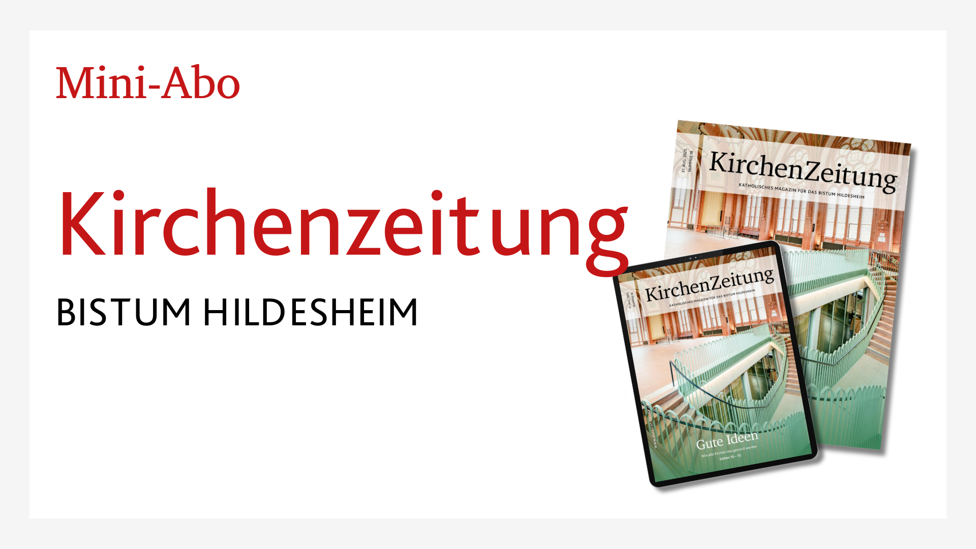 Miniabo Kirchenzeitung Hildesheim