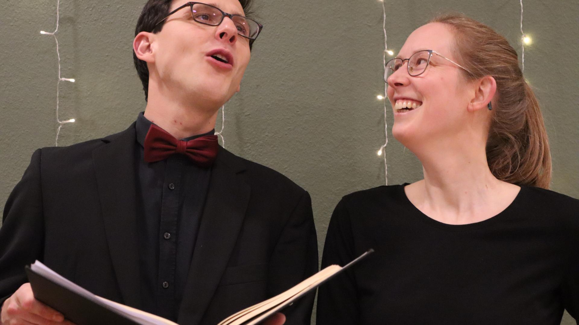 Pure Freude: Anna Reinhardt und Laurens Patermann. 