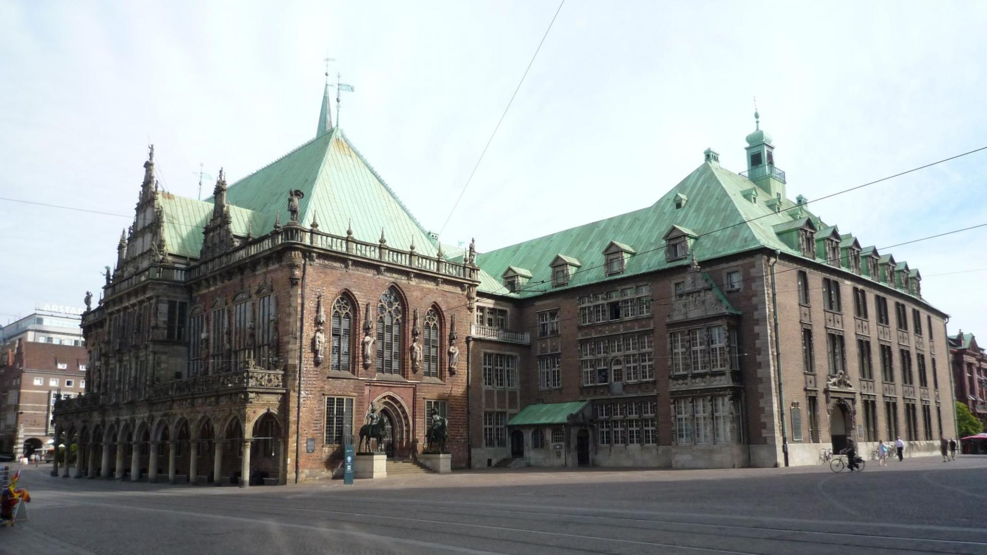 altes und neues Rathaus in Bremen
