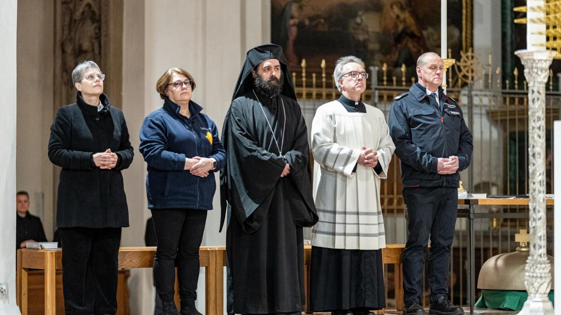 Gedenkgottesdienst für die Opfer des Anschlags am 13. Februar 2025 