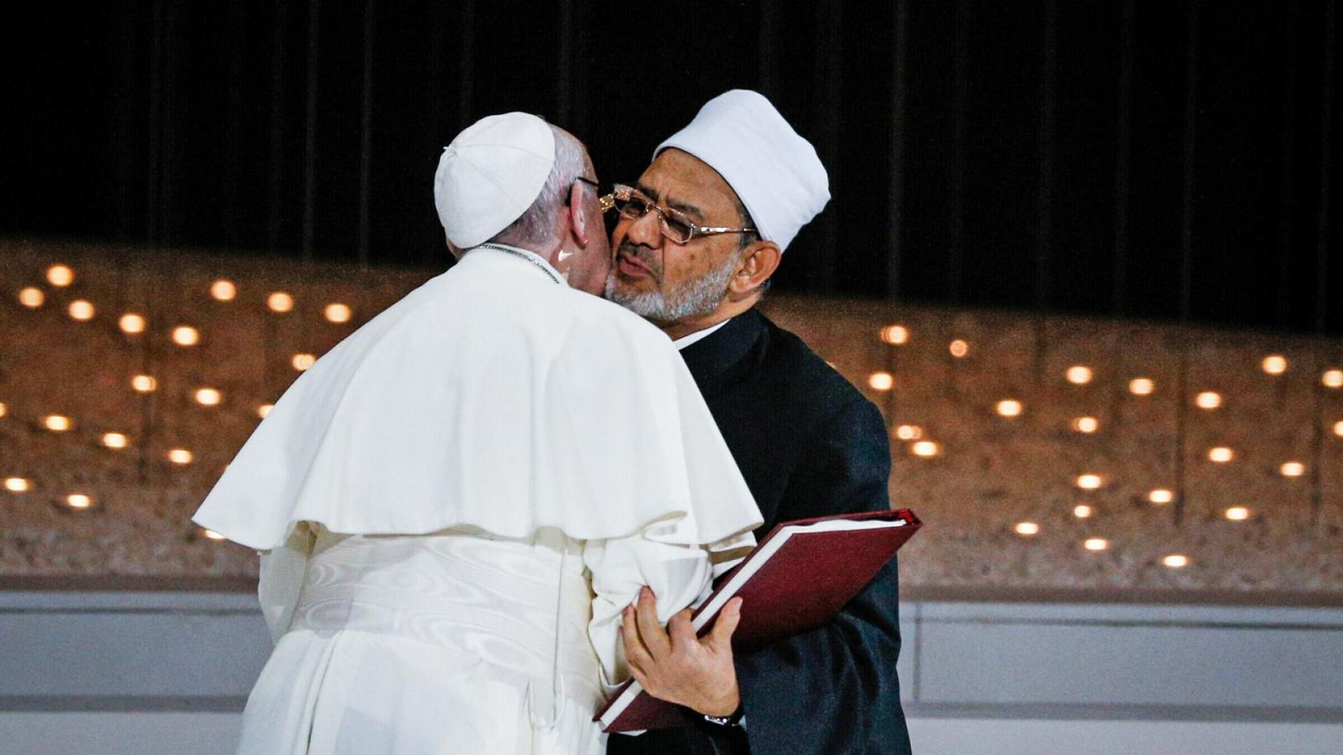 Papst Franziskus und Ahmad al-Tayyeb